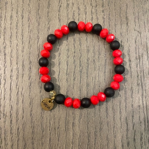 Red and Black Erimish Bracelet - Picture 1 of 1